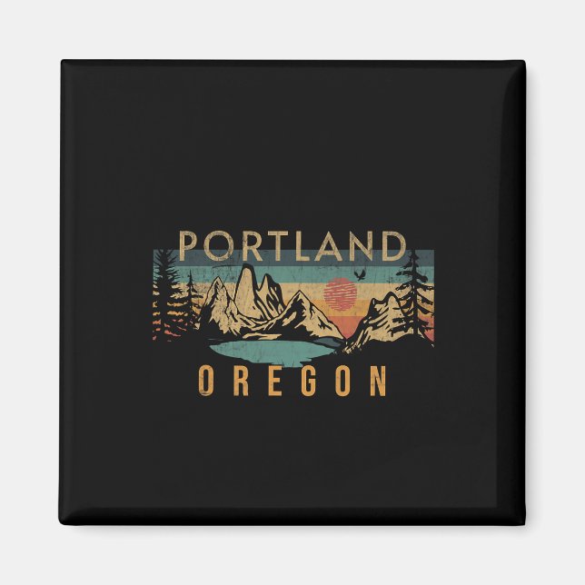 Portland Oregon  Magnet (Front)