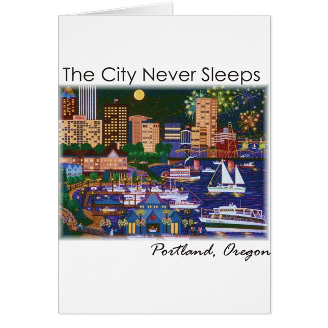 Portland Oregon @ Night (Front)