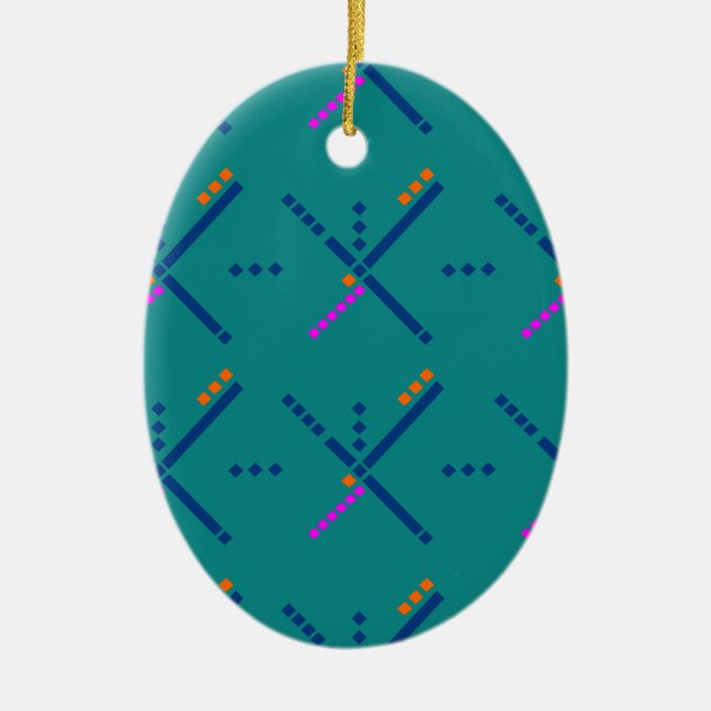 Portland Oregon PDX Airport Carpet Ceramic Tree Decoration (Front)