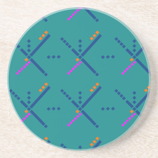 Portland Oregon PDX Airport Carpet Coaster (Front)