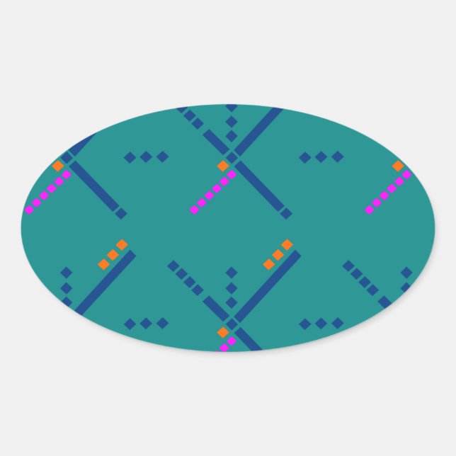 Portland Oregon PDX Airport Carpet Oval Sticker (Front)