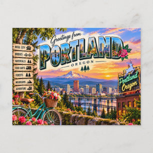 Portland Oregon Postcard
