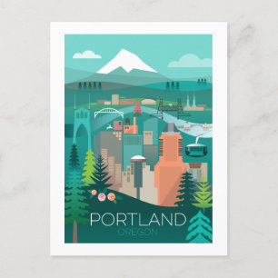 Portland, Oregon Postcard