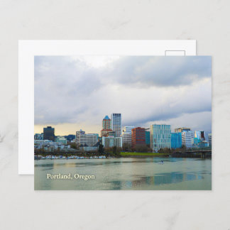 Portland, Oregon Postcard City Skyline