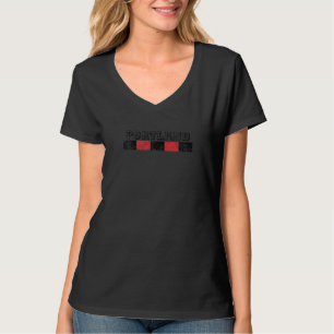 Portland Oregon Retro Vintage Weathered Throwback T-Shirt