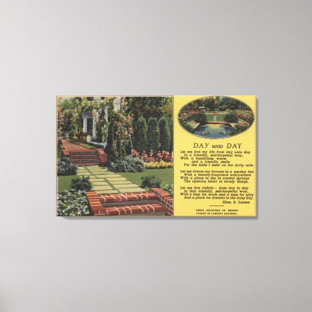 Portland, Oregon - Rose Festival Queens Court Canvas Print (Front)