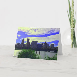 Portland, Oregon Skyline #2 Card