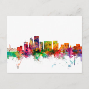 Portland Oregon Skyline Postcard
