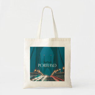 Portland Oregon St. Johns Bridge Tote Bag