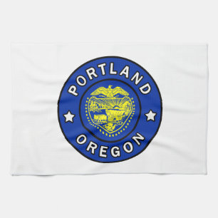 Portland Oregon Tea Towel