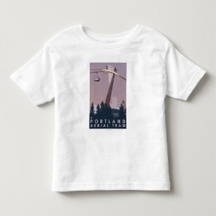Portland, OregonAerial Tram Scene Toddler T-Shirt