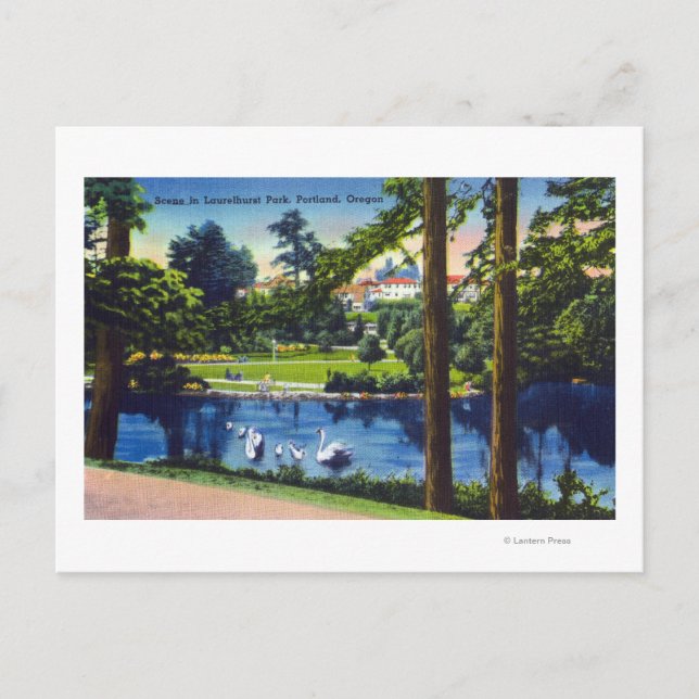 Portland, OregonLaurelhurst Park Scene Postcard (Front)