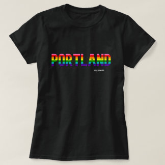 Portland Pride T-shirt |  Gay Rainbow Flag