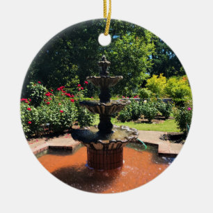 Portland Rose Garden, OR Ceramic Tree Decoration