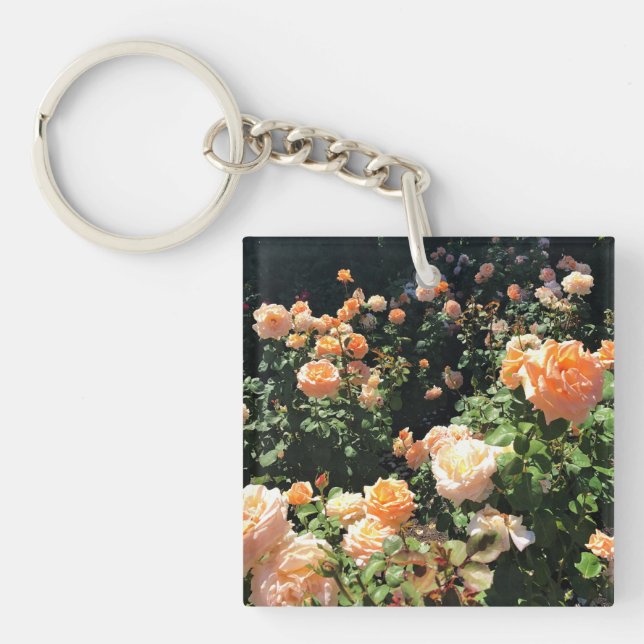 Portland Rose Garden, OR Key Ring (Front)