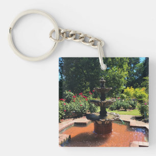 Portland Rose Garden Poster Magnet Key Ring