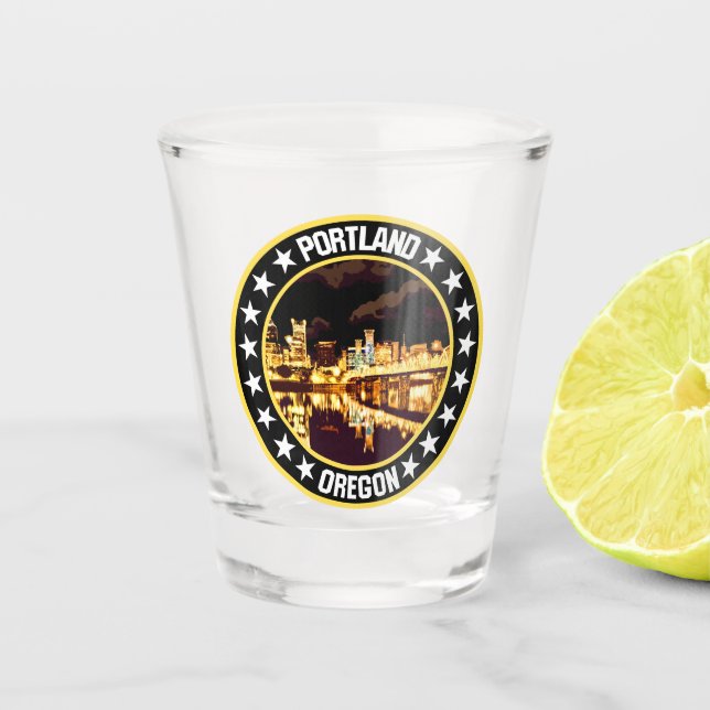 Portland                                           shot glass (Front)