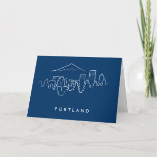 Portland Skyline Card