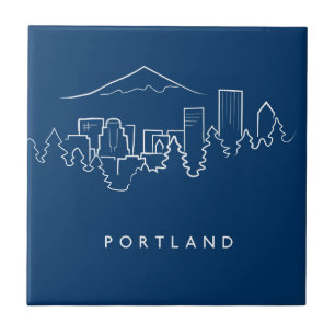 Portland Skyline Tile