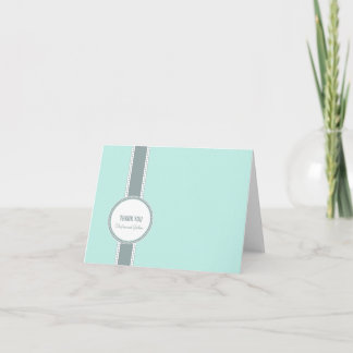 Portland Thank You Card: Teal Card