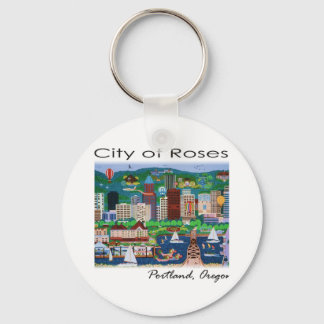Portland~ The City of Roses Key Ring