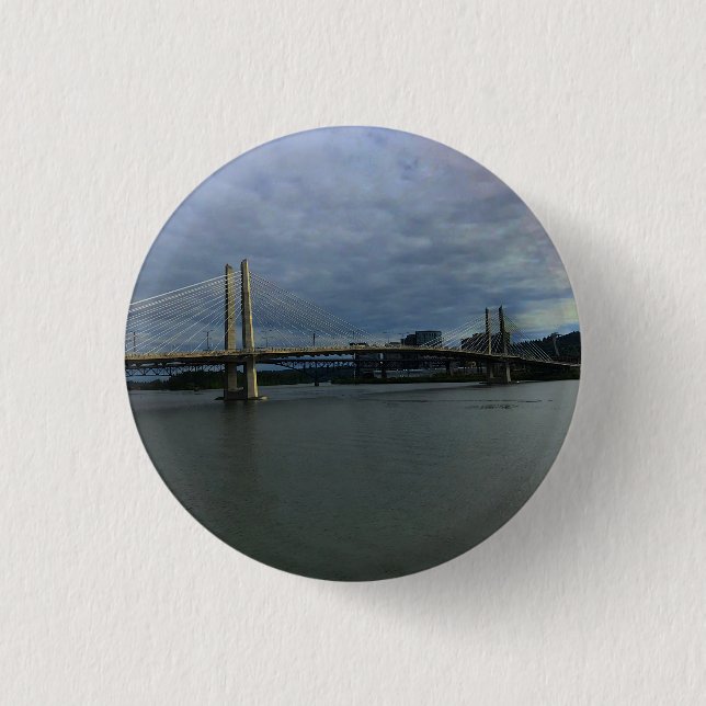 Portland Tilikum Crossing #1 Button (Front)
