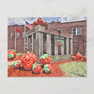 Portland, TN Strawberry Festival Painting Postcard