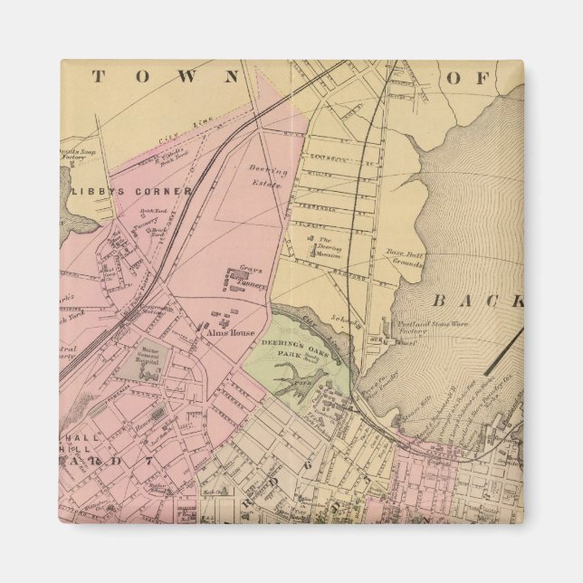 Portland & vicinity, Maine Magnet (Front)