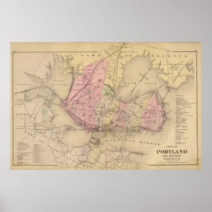 Portland & vicinity, Maine Poster