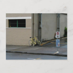 Portland Yellow Bike Postcard