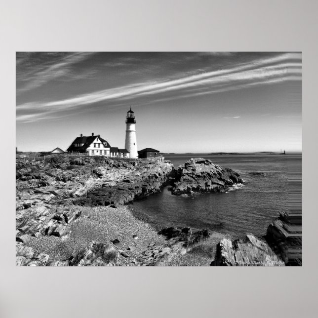 Portlandhead Black n White Poster (Front)