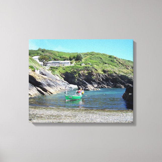 Portloe Cornwall England Canvas Print (Front)