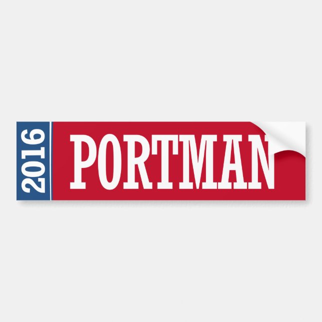 Portman - Rob Portman 2016 Bumper Sticker (Front)