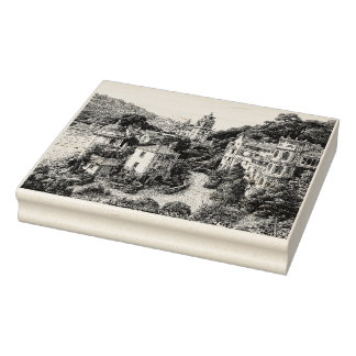Portmeirion, Gwynedd, Wales Rubber Stamp