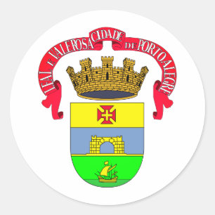Porto Alegre (City Seal) - BRAZIL Classic Round Sticker
