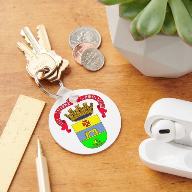 Porto Alegre (City Seal) - BRAZIL Key Ring (Desk)