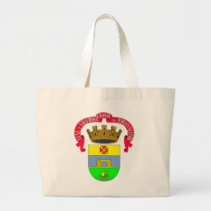 Porto Alegre (City Seal) - BRAZIL Large Tote Bag