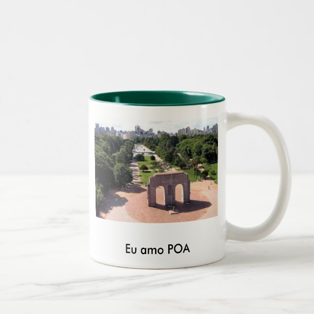 Porto Alegre Two-Tone Coffee Mug (Right)