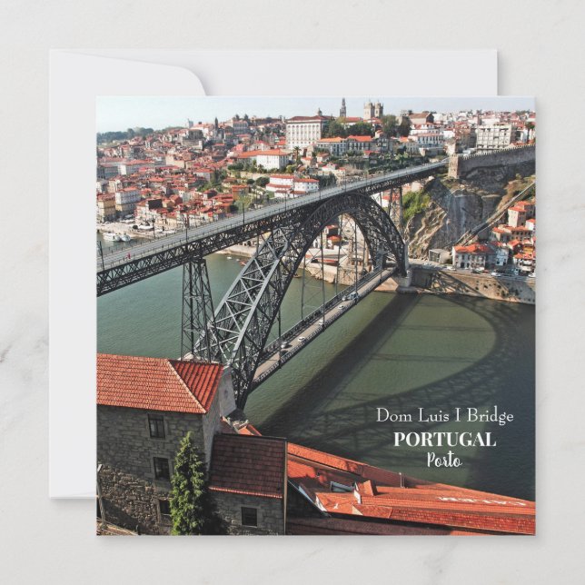 Porto bridge over Douro River, Portugal (Front)