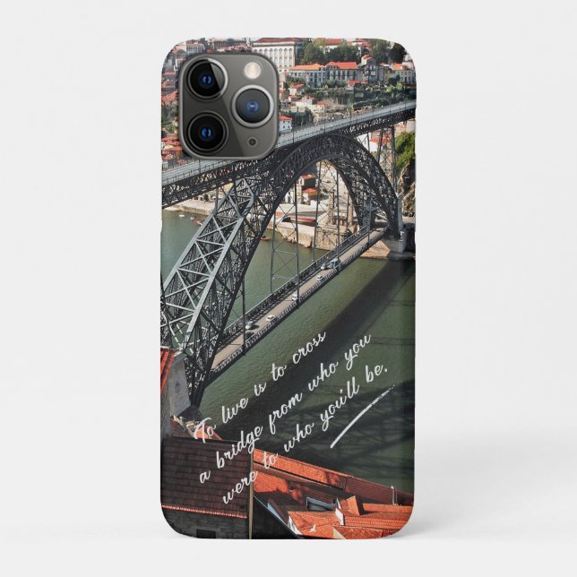 Porto bridge over Douro River, Portugal Case-Mate iPhone Case (Back)