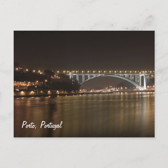 Porto by night Postcard (Front)