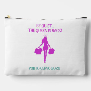 Porto Cervo 2026 Queen Luxury Shopping Pouch