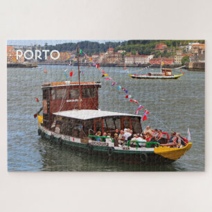 Porto: Cruise boat about to dock, Portugal Jigsaw Puzzle