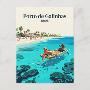 Porto de Galinhas Brazil Postcard