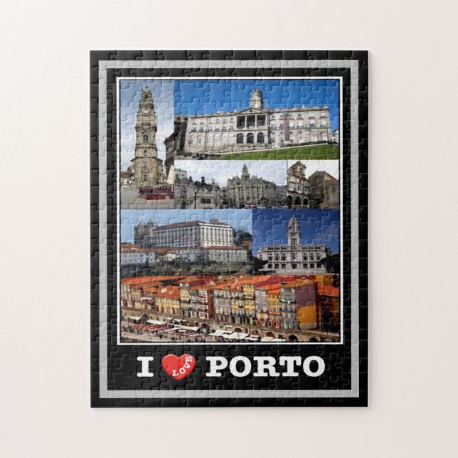 Porto - I Love - Portugal - Jigsaw Puzzle (Vertical)