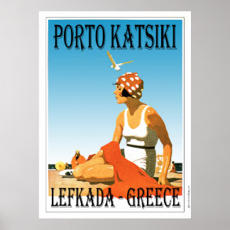 Porto Katsiki Beach Lefkada - Greece Poster