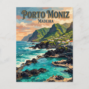 Porto Moniz Portugal Postcard