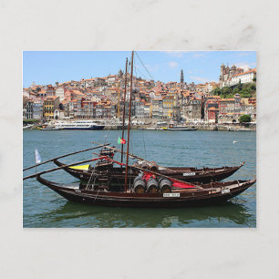 Porto Offley boat, Portugal Postcard