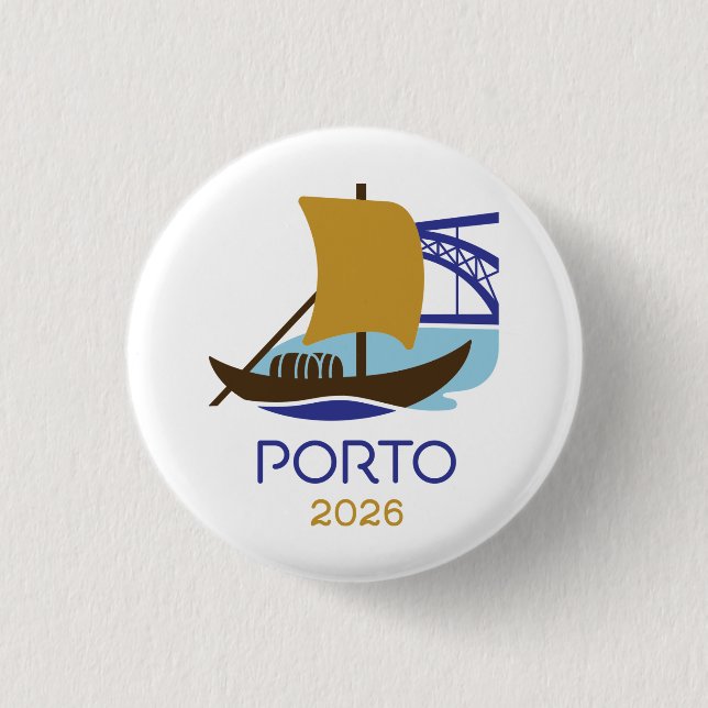 Porto Portugal 2026 International Convention Pin (Front)
