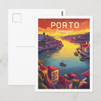 Porto Portugal Famous Vintage Travel Place